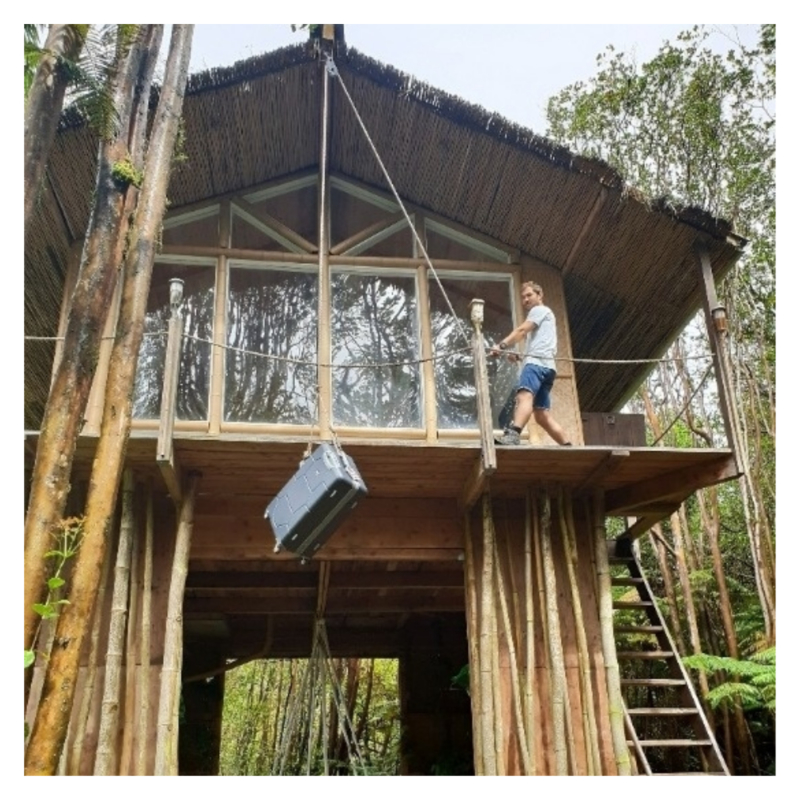 Boomhut op Big Island