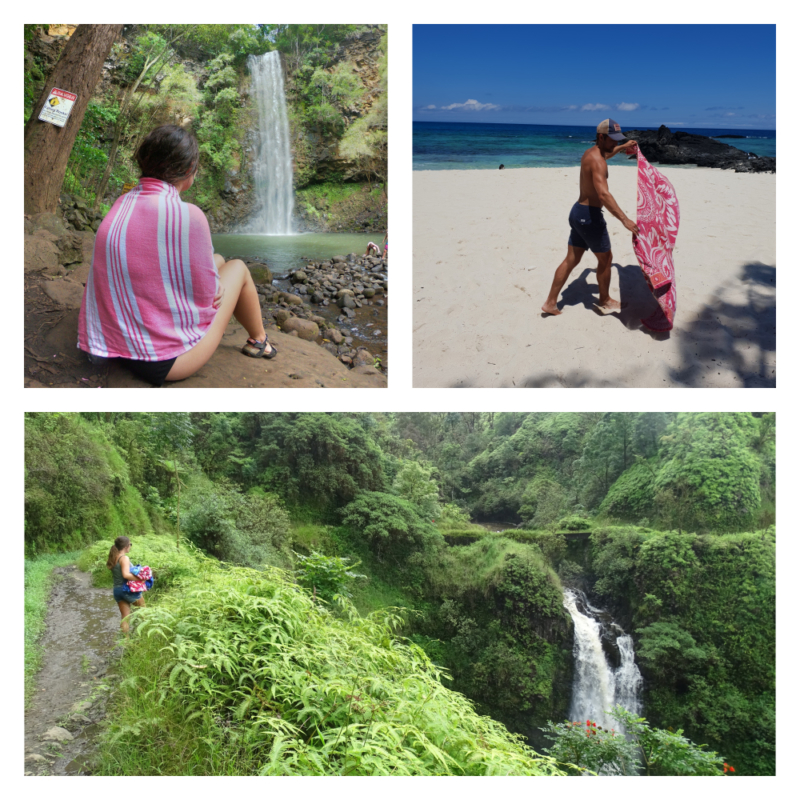 Hamamdoek en handdoek